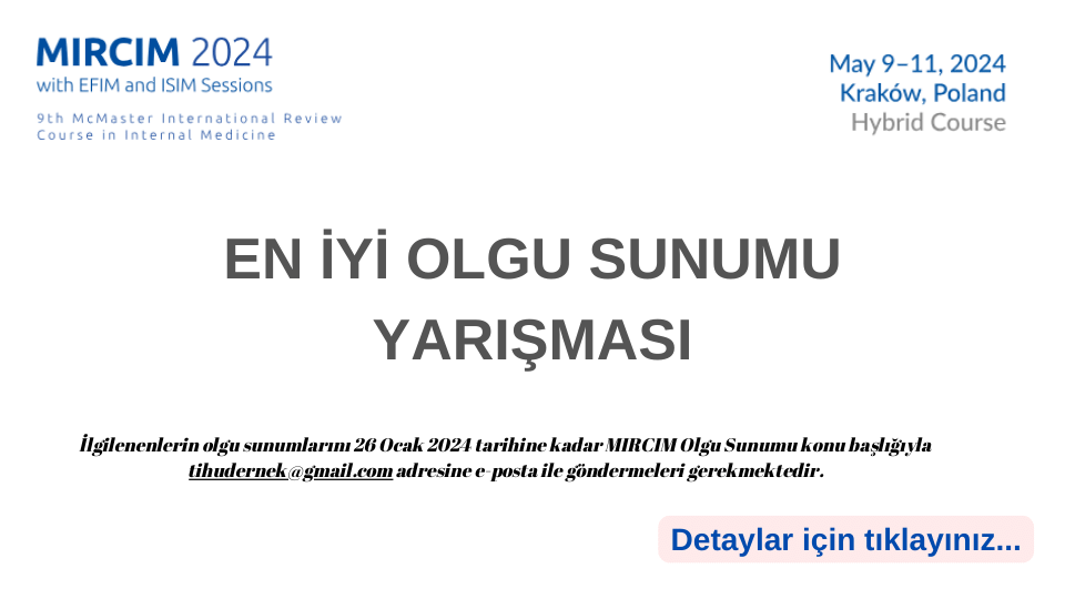 En İyi Olgu Sunumu Yarışması